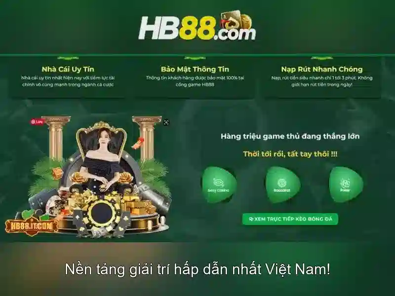 Trải nghiệm Slot HB88